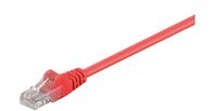MicroConnect U/UTP CAT5e 1M Red PVC