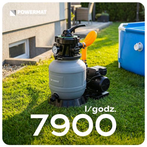 POMPA PIASKOWA DO BASENU FILTRUJĄCA DO BASENÓW 7900l/h PM-PPDB-250JT na Arena.pl