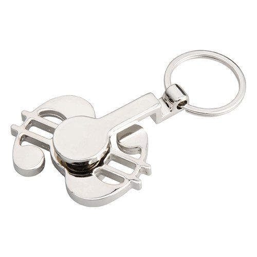 Brelok metalowy - spinner do sublimacji - Dollar zdjęcie 3