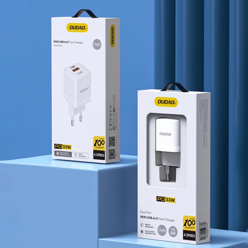 ładowarka sieciowa gan 33w pps usb-c usb-a biała na Arena.pl