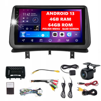 RADIO ANDROID 13 RENAULT CLIO 3 2005-2014 ANDROID AUTO CARPLAY BT 4GB/64GB