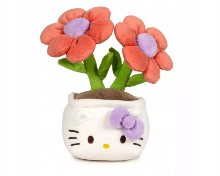 Hello Kitty - plusz Doniczka kwiatki 20cm zdjęcie 1
