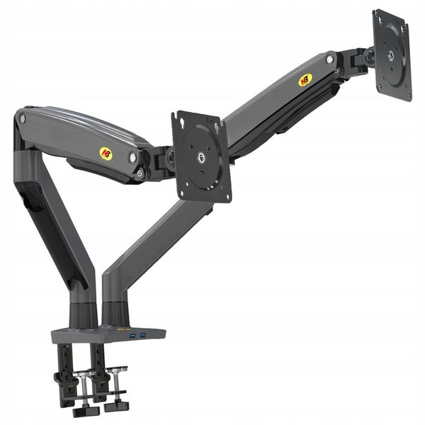Regulowany Uchwyt Biurkowy na Dwa Monitory 22'-32' zdjęcie 10