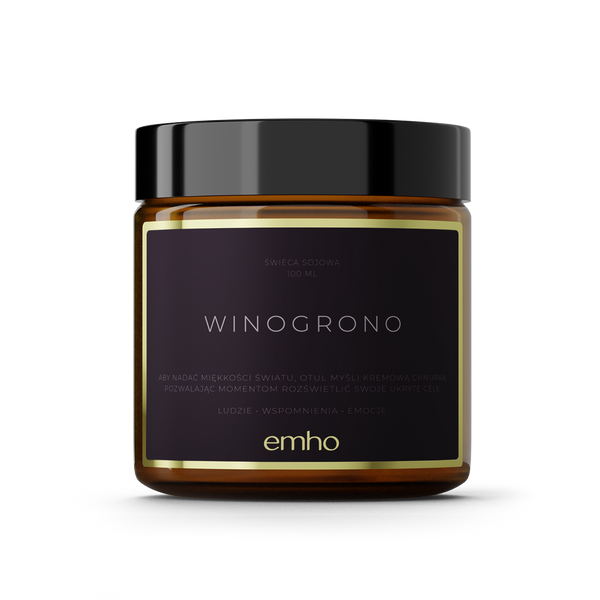 Świeca sojowa WINOGRONO zdjęcie 1