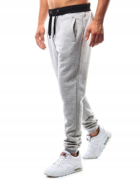MĘSKIE SPODNIE DRESOWE JOGGERY ux2214 - L zdjęcie 4