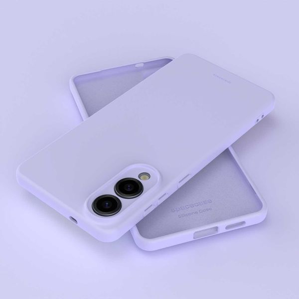 Spacecase Silicone Case 3.0 Galaxy S25 Edge Light Purple zdjęcie 5