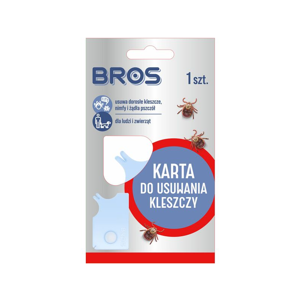 KARTA DO USUWANIA KLESZCZY - BR 2026 zdjęcie 1
