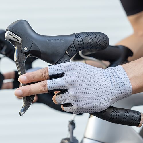 rękawiczki rowerowe oddychające bez palców rozmiar xl - szare na Arena.pl