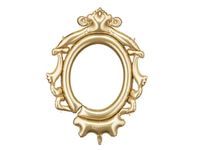 Balon foliowy Złota Ramka, 78x95 cm