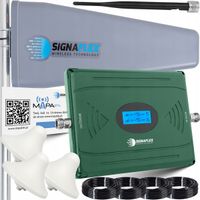 ZESTAW WZMACNIACZ SYGNAŁU TELEFONU GSM INTERNETU HSPA 4G LTE + ANTENY 10m