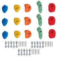 ZESTAW XXL kamieni do wspinaczki S 15szt.