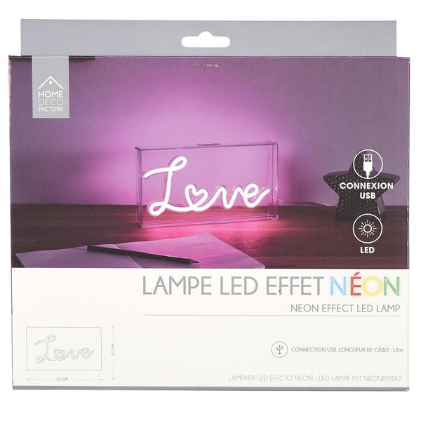 Lampa LED Love akrylowa zdjęcie 5