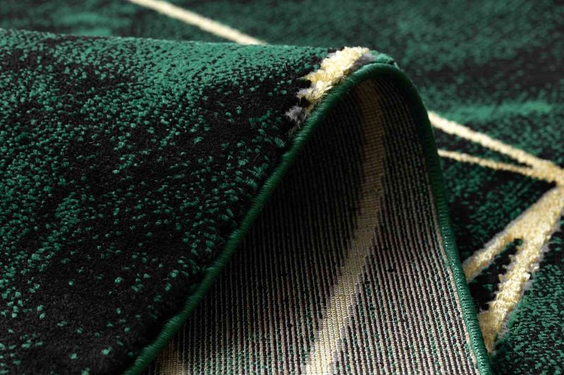 RUG/LU/ESTEMA/MARBLE2/BOTTLEGREEN+GOLD/80x150 zdjęcie 6
