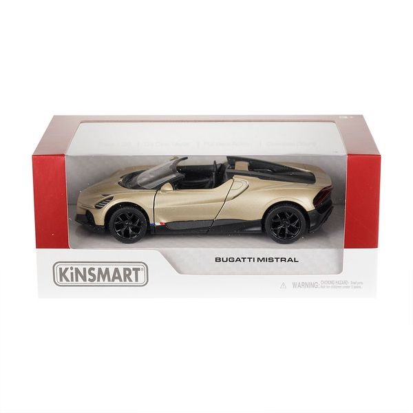 Model 1:36, Bugatti Mistral, złoty zdjęcie 4