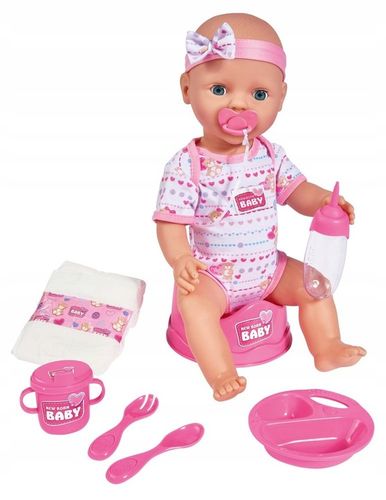 SIMBA NEW BORN BABY LALKA FUNKCYJNA PIJE SIKA 43CM na Arena.pl