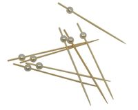 Pikery koktajlowe Kulki Perły, 100 szt.