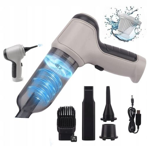 BEZPRZEWODOWY WYDAJNY RĘCZNY ODKURZACZ SAMOCHODOWY 120W 9000PA ŁADOWANY na Arena.pl