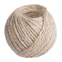 Sznurek lniany 30 m średnica 1 mm linka naturalny fra