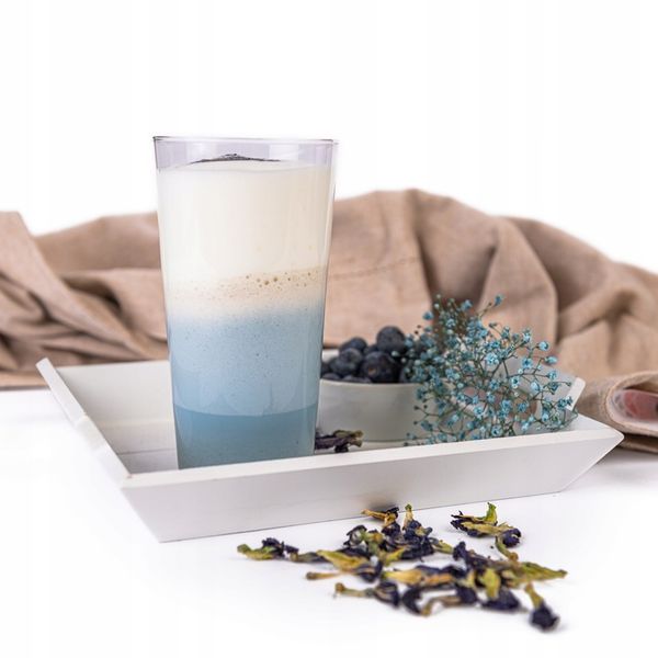 HERBATA MATCHA JAPOŃSKA W PROSZKU NIEBIESKA BLUE RELAX KOLOROWA MATCHA 75G zdjęcie 13