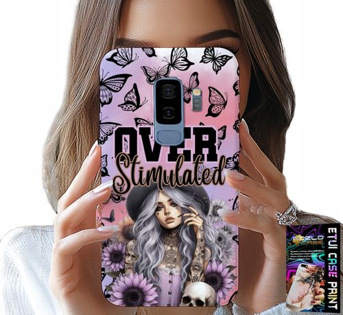 ETUI DO SAMSUNG GALAXY S9 PLUS - OVER STIMULATED, NASTOLETNIE WZORY, CASE na Arena.pl