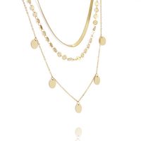 naszyjnik stal chirurgiczna pozłacana 14k gold nst1368