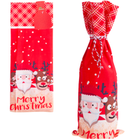 Pokrowiec Na Butelkę Woreczek Opakowanie Etui Świąteczne Mikołajki