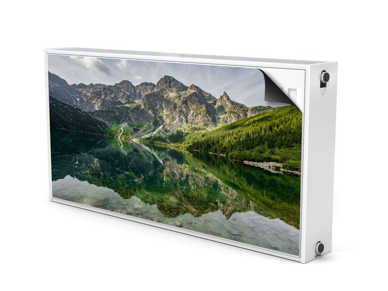 Mata MAGNETYCZNA Na Kaloryfer Górskie Jezioro PEJZAŻ 120cm x 60cm zdjęcie 2