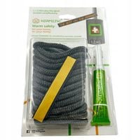 ZESTAW USZCZELNIAJĄCY PIECA KOTŁA KOMINKA SZNUR 10mm Z KLEJEM