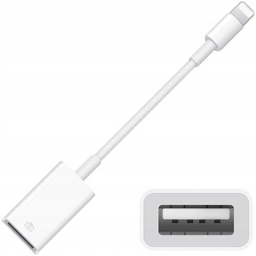 PRZEJŚCIÓWKA ADAPTER USB OTG USB-A KABEL PENDRIVE DO LIGHTNING IPHONE IPAD na Arena.pl