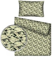 Pościel dziecięca dla chłopca 200x160 moro wojsko żołnierz MILITARIA zielon
