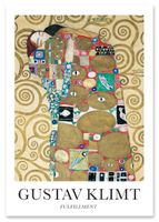 Plakat gustav klimt abstrakcja fulfillment 40x50 cm
