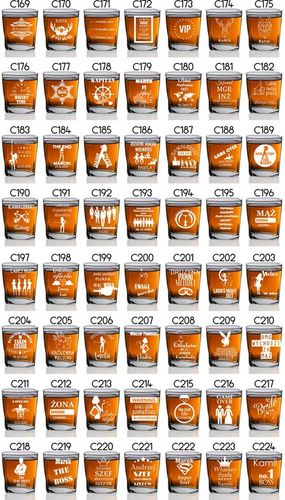 KARAFKA 2 SZKLANKI GRAWER DO WHISKY PREZENT DZIEŃ MĘŻCZYZNY URODZINY 18-99 na Arena.pl