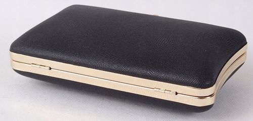 Torebka kopertówka puzderko wieczorowa elegancka wizytowa czarna na Arena.pl