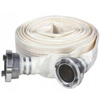 2X WĄŻ STRAŻACKI PARCIANY Z SZYBKOZŁĄCZEM 52mm 20m 2 CALE IBO 8 BAR WYTRZYM