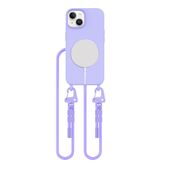 Etui Tech-Protect Magnecklace z Smyczą TPU DO iPhone 14 Lawendowe