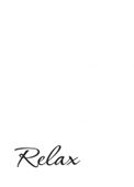 Plakat 50x70cm Z Napisami Nowoczesny Cytat Relax