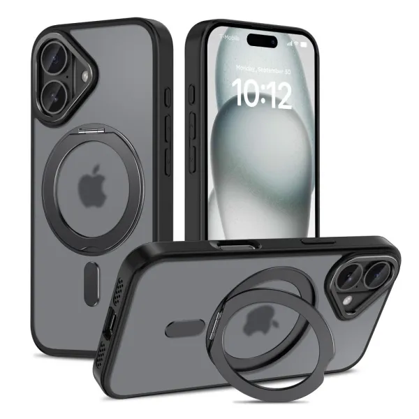 Etui Tech-Protect MagRing MagSafe na iPhone 16 - półprzezroczyste zdjęcie 1