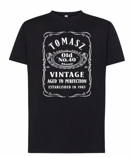 KOSZULKA MĘSKA 30 40 50 60 70 URODZINY PREZENT zdjęcie 1