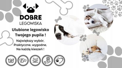 Legowisko dla Psa Soft Stripe M 80/65 na Arena.pl