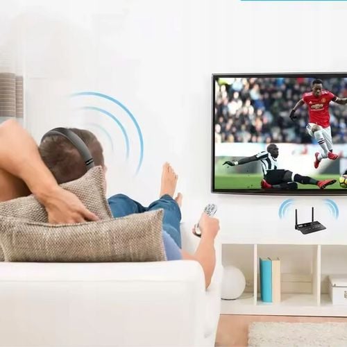 NADAJNIK ODBIORNIK Bluetooth do TV wieży hi-fi słuchawek APT-X do 80 m na Arena.pl