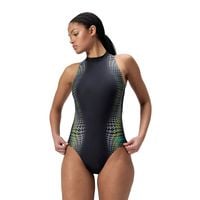 SPEEDO STROJE PŁYWACKIE WOMAN'S PLMT HYST BLUE/GREEN 8-1244516569 T40 D44