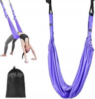 CHUSTA AKROBATYCZNA DO JOGI ROCIĄGANIA MIĘSNI MATERIAŁOWA SZARFA