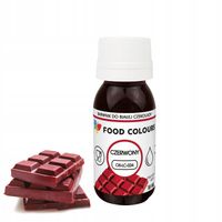 Barwnik Spożywczy Olejowy DO CZEKOLADY i mas tłustych 18ml CZERWONY