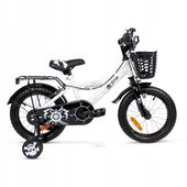 ROWEREK DZIECIĘCY DLA CHŁOPCA ROWER BMX 12 CALI PIRATE KOSZYK PROWADNIK