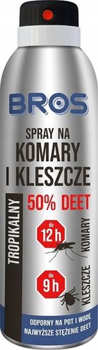 SPRAY NA KOMARY I KLESZCZE 50% DEET 90 ml na Arena.pl
