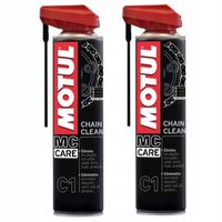2 preparaty do czyszczenia mycia łańcucha motocyklowego MOTUL C1 Czyścik