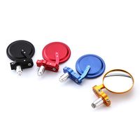 Lusterka motocyklowe w kierownice, dolne, okrągłe, bobber, cafe racer