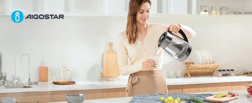 Czajnik Elektryczny Szklany z Regulacja Temperatury 1,7L 2200 W na Arena.pl