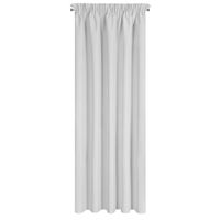 Nowoczesna zasłona na taśmie SUZAN 135X270 srebrna