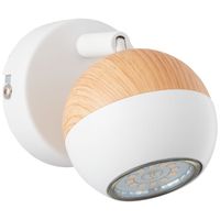 Kinkiet kula Scan G59410/75 LED 3W 3000K regulowany drewno biały